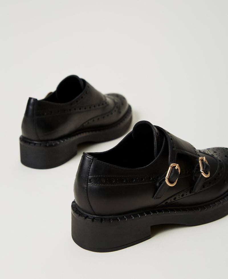 Scee by twin set Scarpe in pelle con cinturini Spedizione Gratuita