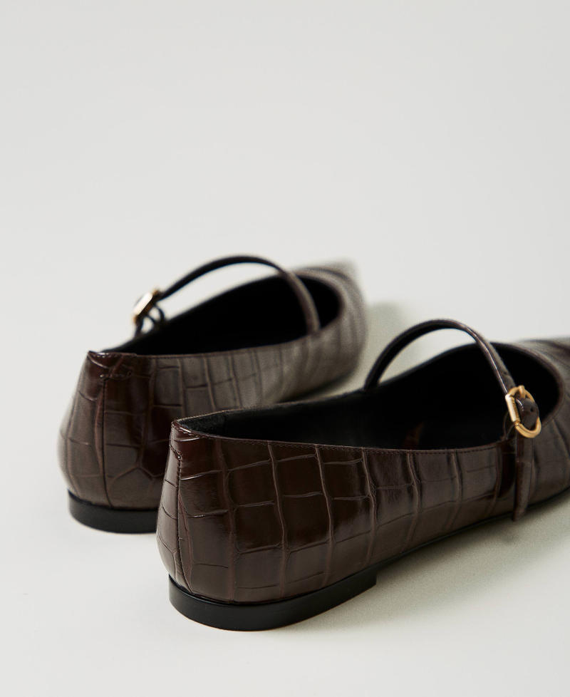 Scee by twin set Ballerina a stampa cocco Pezzi Unici