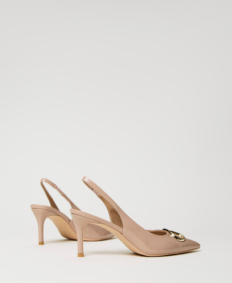 Scee by twin set Décolleté sling back in vernice Negozi Online