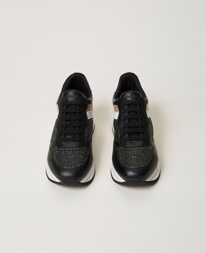 Scee by twin set Sneakers running con strass Fino Al -60%