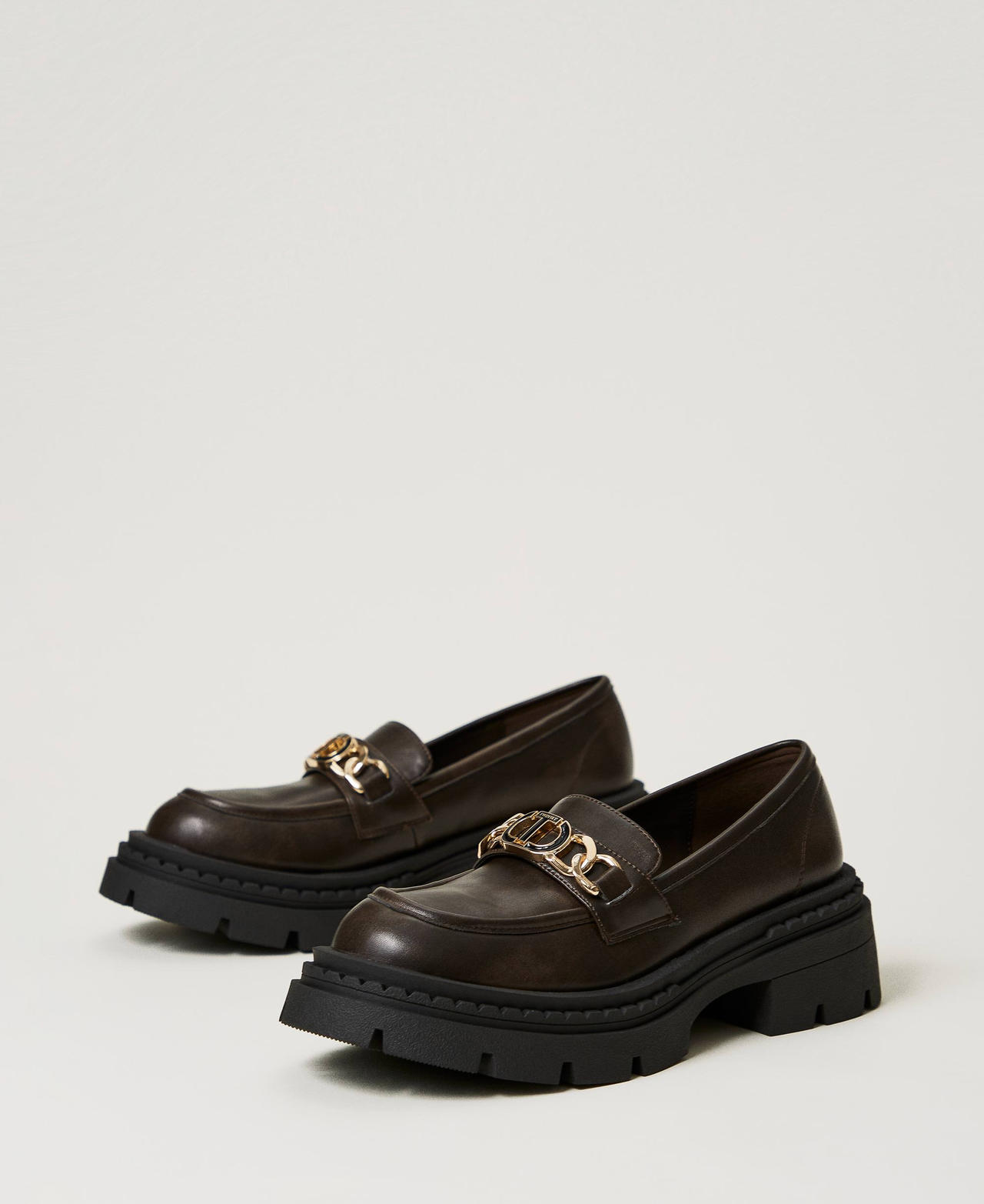 Scee by twin set Mocassini con morsetto Oval T Sconto