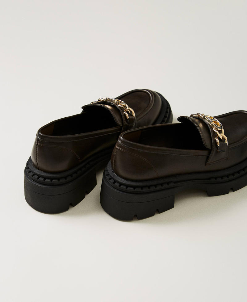 Scee by twin set Mocassini con morsetto Oval T Sconto