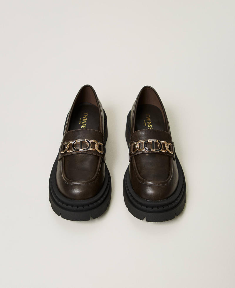 Scee by twin set Mocassini con morsetto Oval T Sconto