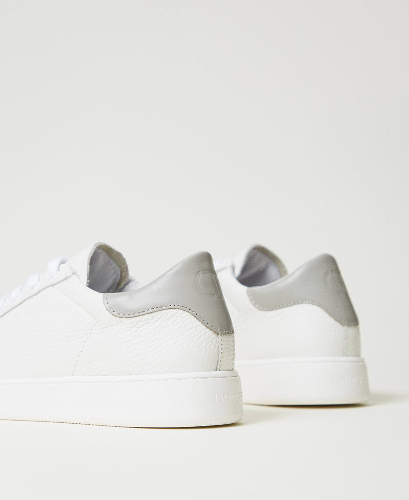 Scee by twin set Sneakers in pelle con Oval T Outlet