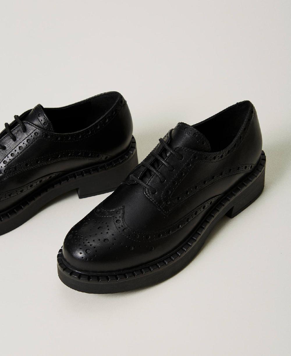 Scee by twin set Scarpe stringate in pelle In Vendita