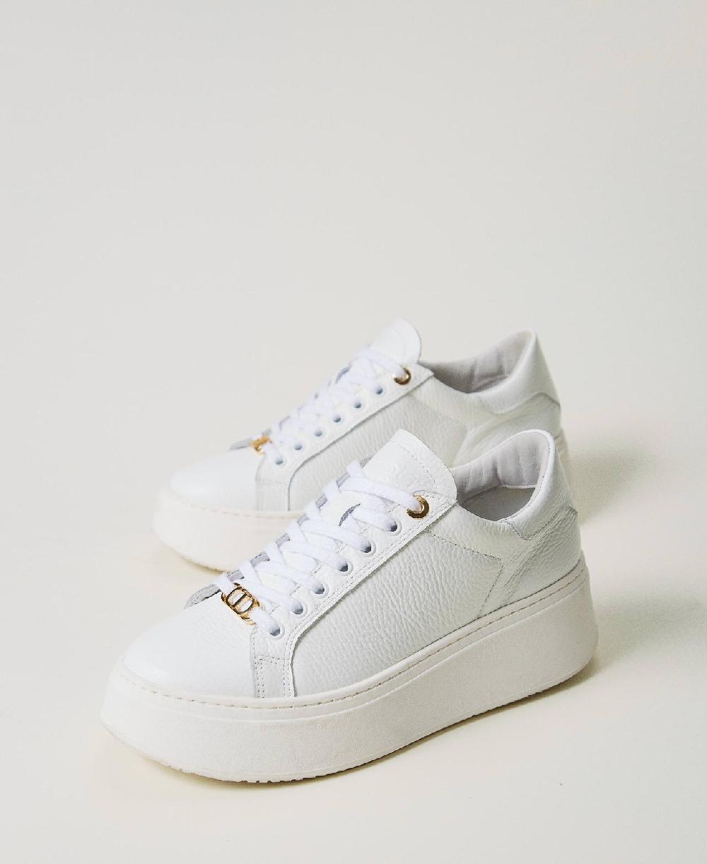Scee by twin set Sneakers in pelle Saldi Di Fabbrica