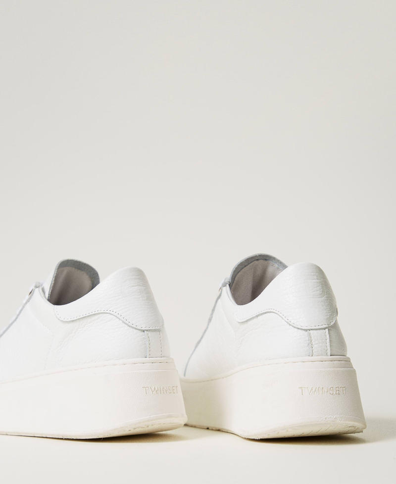 Scee by twin set Sneakers in pelle Saldi Di Fabbrica