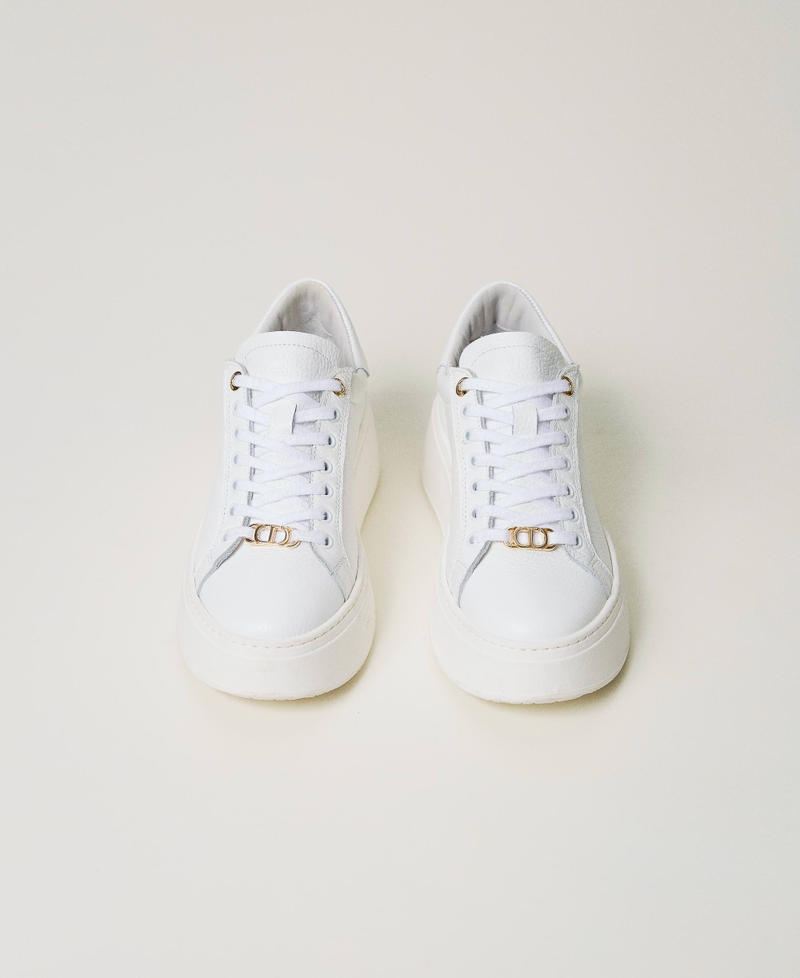 Scee by twin set Sneakers in pelle Saldi Di Fabbrica