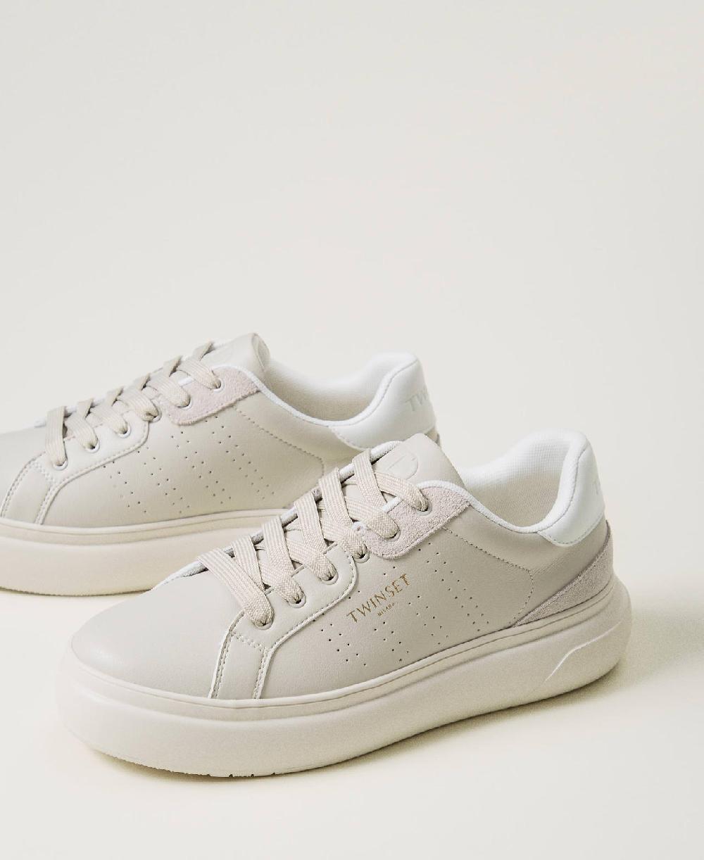 Scee by twin set Sneakers traforate con logo Nuova