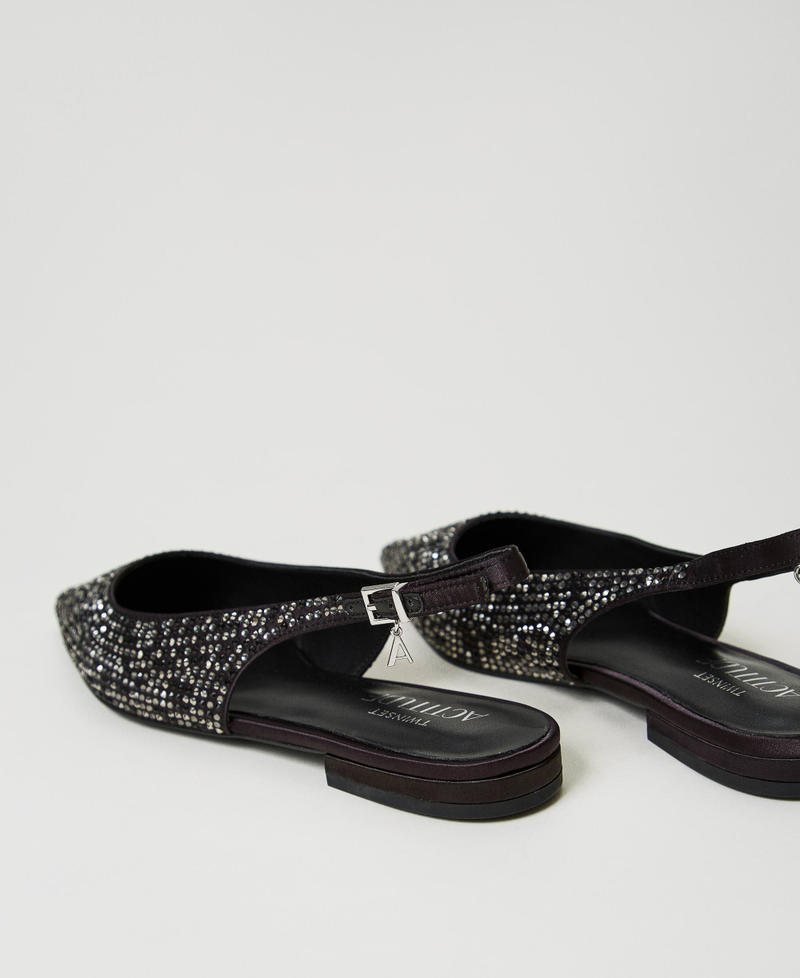 Scee by twin set Ballerine sling back con strass Italia
