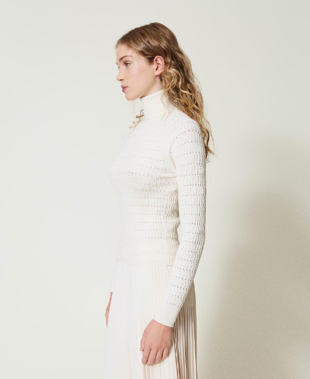 Scee by twin set Maglia fitted a collo alto Affare Del Giorno