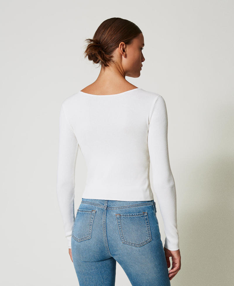 Scee by twin set Maglia doppio uso con Oval T Sottocosto