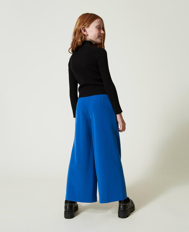 Scee by twin set Pantaloni a palazzo in flanella Novità