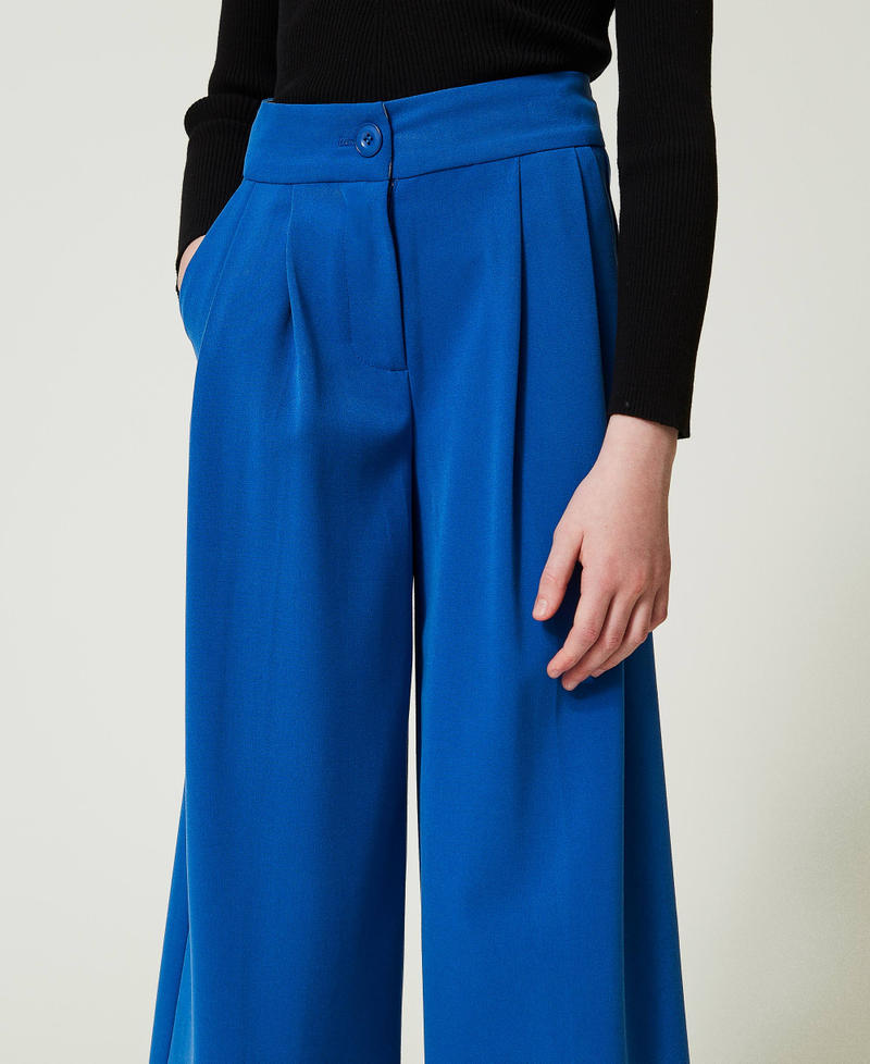 Scee by twin set Pantaloni a palazzo in flanella Novità