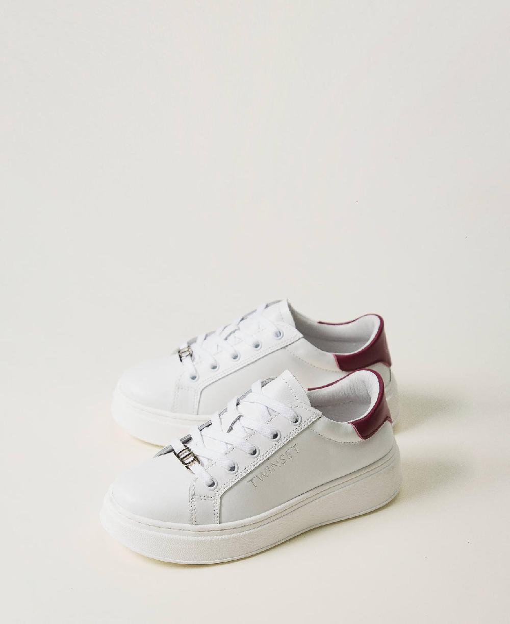 Scee by twin set Sneakers in pelle con logo I Più Venduti