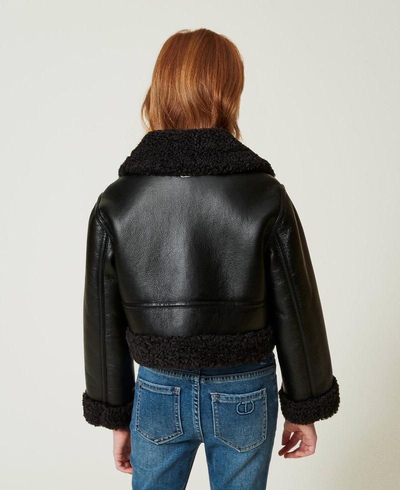 Scee by twin set Giacca aviatore con faux fur Italia