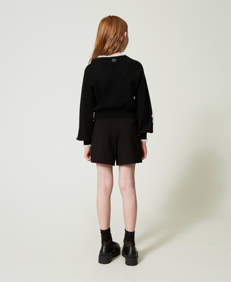 Scee by twin set Maglia con fiori a intarsio Vendita