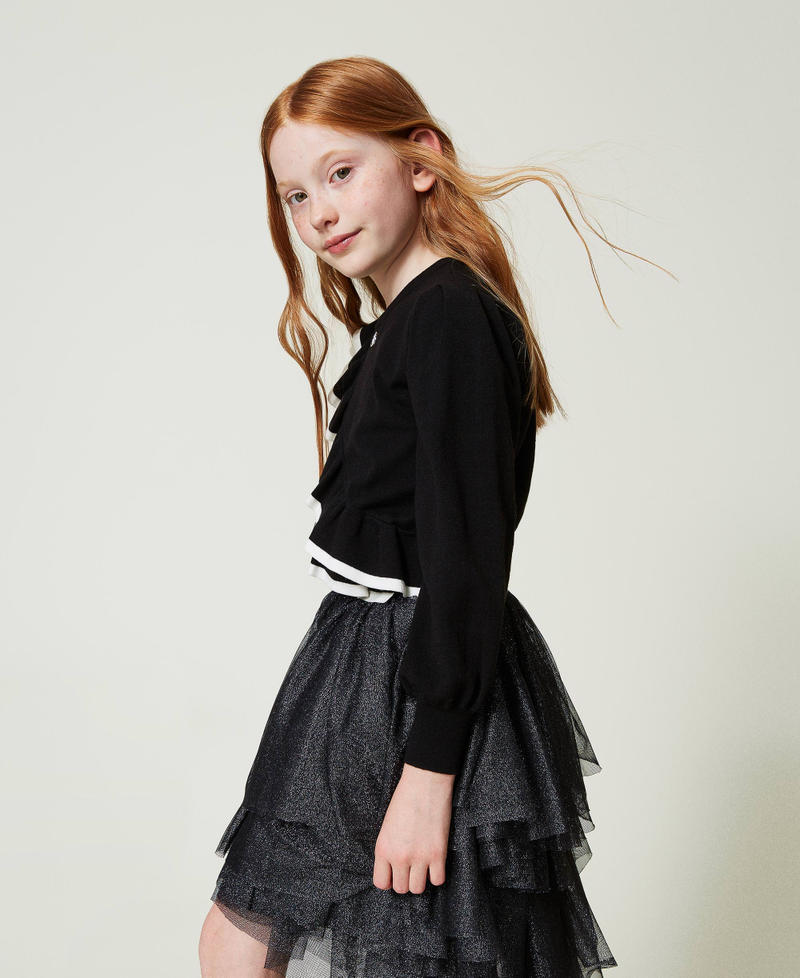 Scee by twin set Maglia regular con doppia balza Promozione