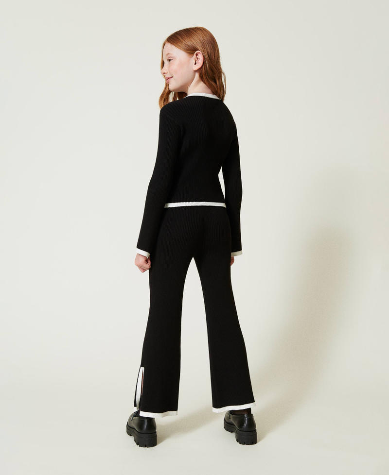 Scee by twin set Maglia e pantaloni ampi a costine Offerte stagionali