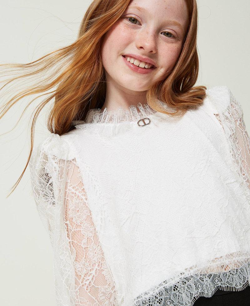 Scee by twin set Blusa in pizzo Valenciennes Affare Del Giorno