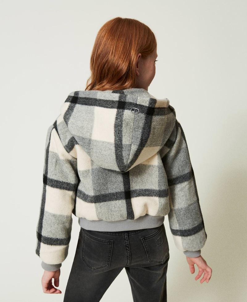 Scee by twin set Bomber in panno check Novità