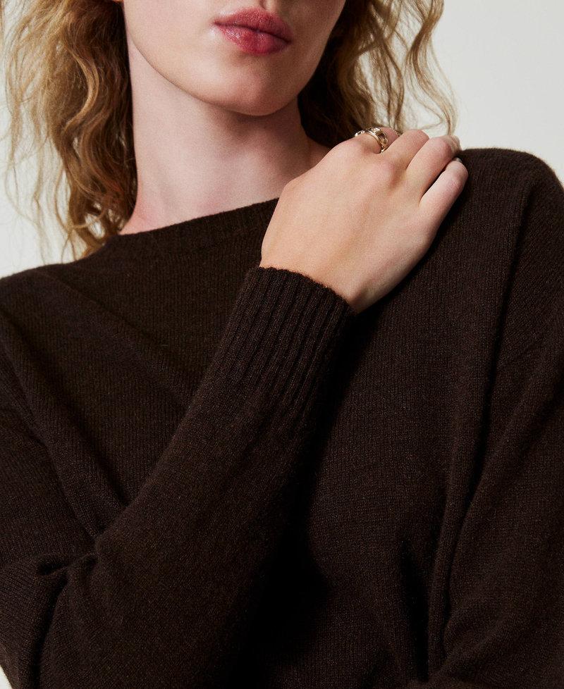Scee by twin set Maglia girocollo in eco-cashmere Sottocosto