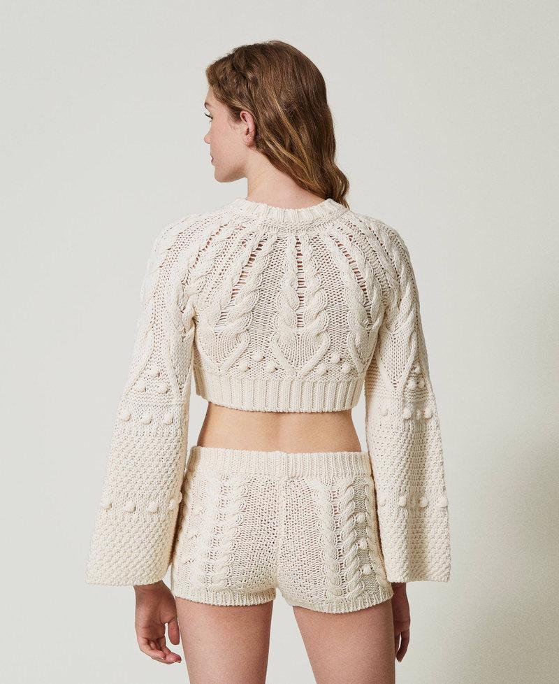 Scee by twin set Shorts in maglia di lana Convenienza