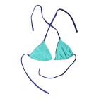 Sort of looser Eco-Triangolo_Streamers Turquoise Saldi