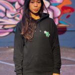 Sort of looser UNISEX Hoodie TIGER_Black Violet #baliinspired Affare Del Giorno