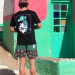 Sort of looser UNISEX T-shirt TIGER_Black-Violet #baliinspired Online