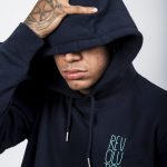 Sort of looser REVOLUTION_navy hoodie 2025