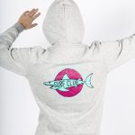 Sort of looser SHARK_grey hoodie Italy