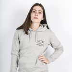 Sort of looser SHARK_grey hoodie Italy