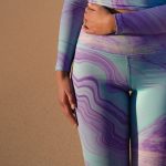 Sort of looser Eco-Leggings Yoga_Violet Saldi Di Fabbrica
