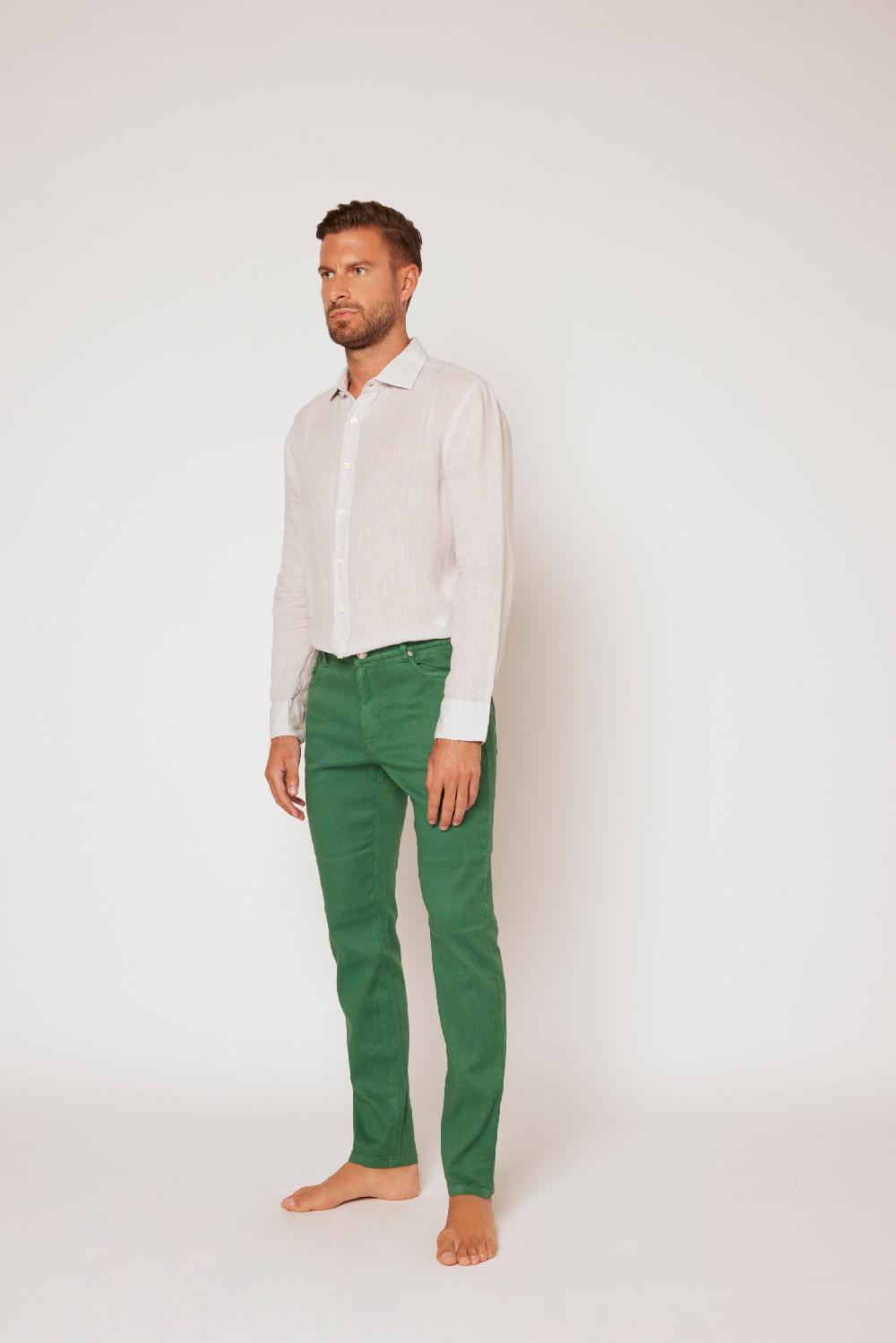 120% Lino 5 Pocket Regular Pant Italy
