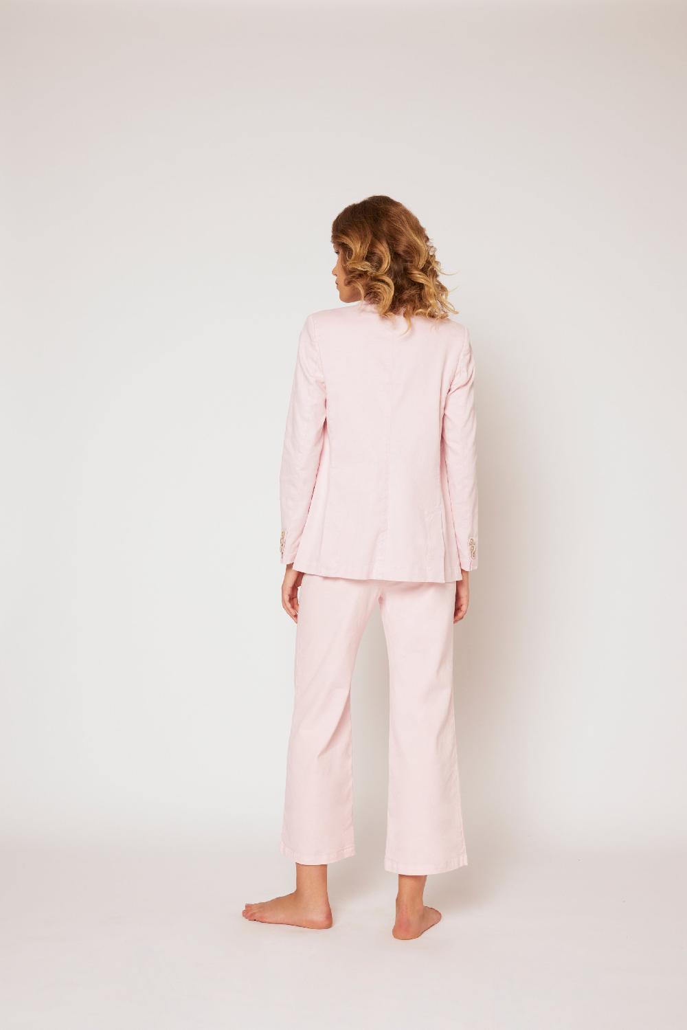 120% Lino Two buttons linen jacket Vendita