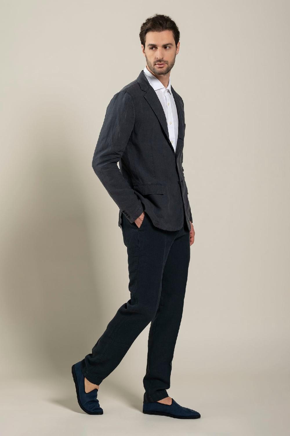 120% Lino Man Blazer In Vendita
