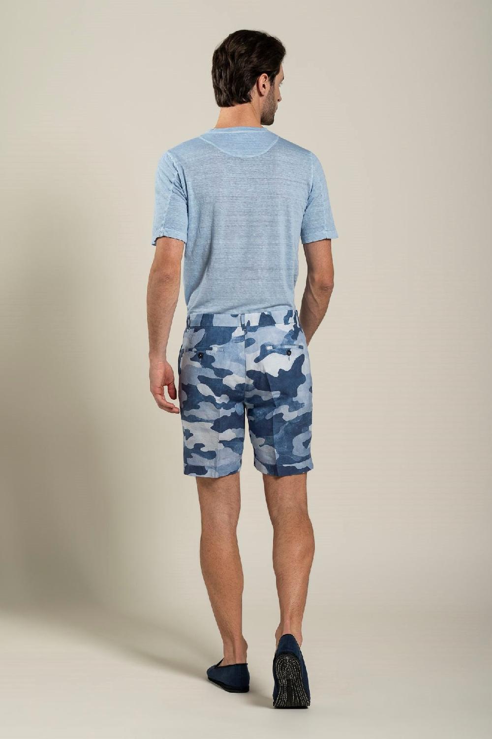 120% Lino Camo Bermuda Short Offerte