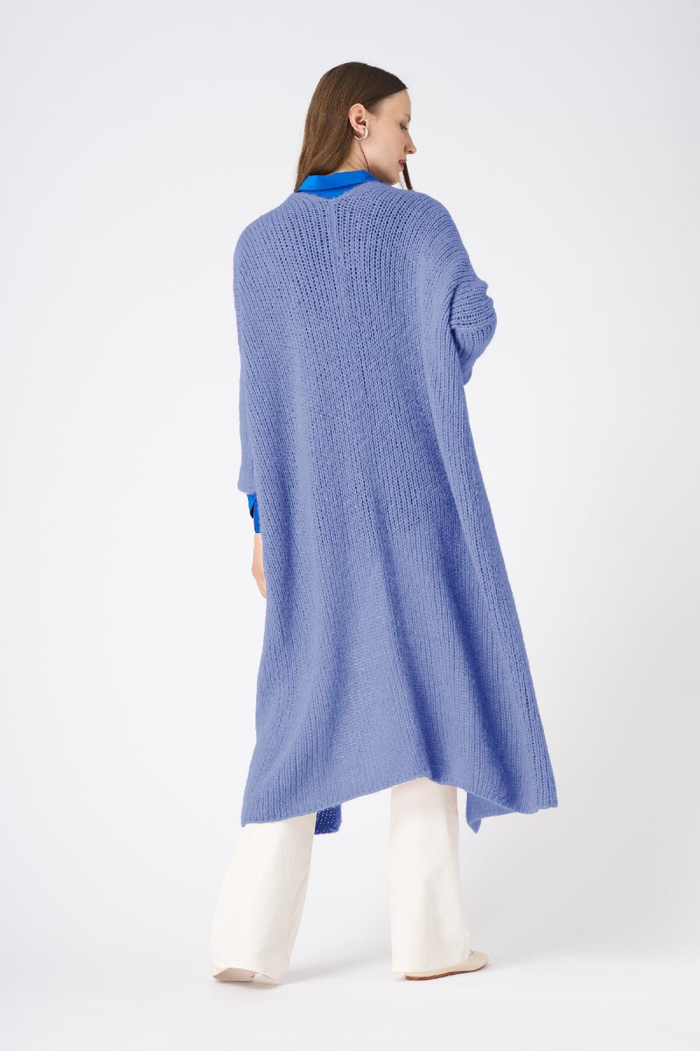 120% Lino Cashmere Blend Duster Prezzo di fabbrica