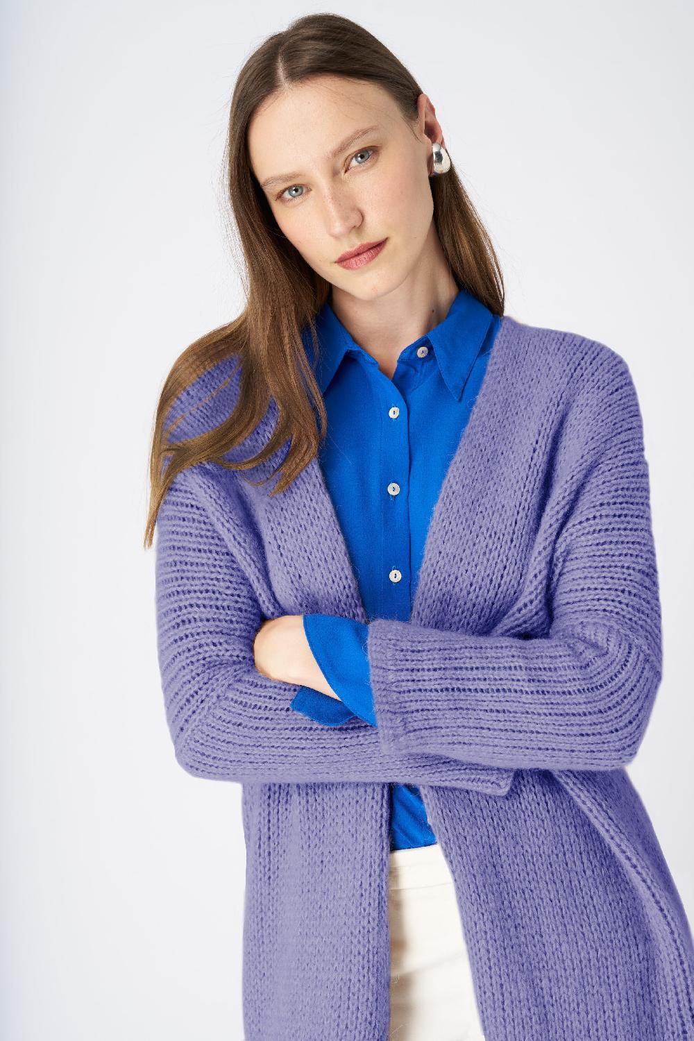 120% Lino Cashmere Blend Duster Prezzo di fabbrica
