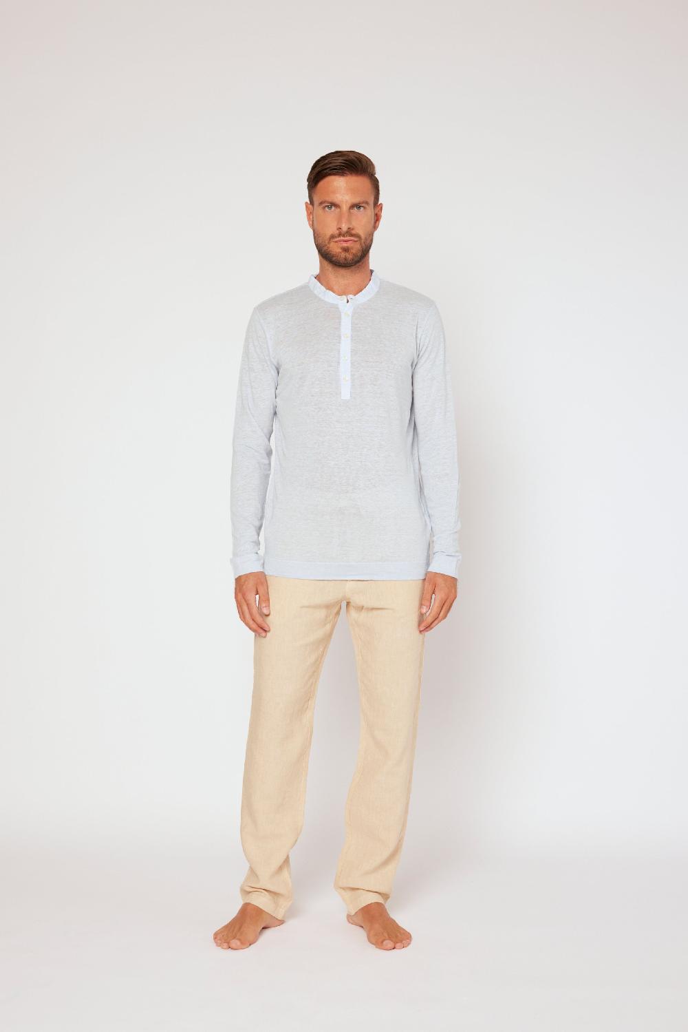 120% Lino Long Sleeve T-Shirt Bestseller