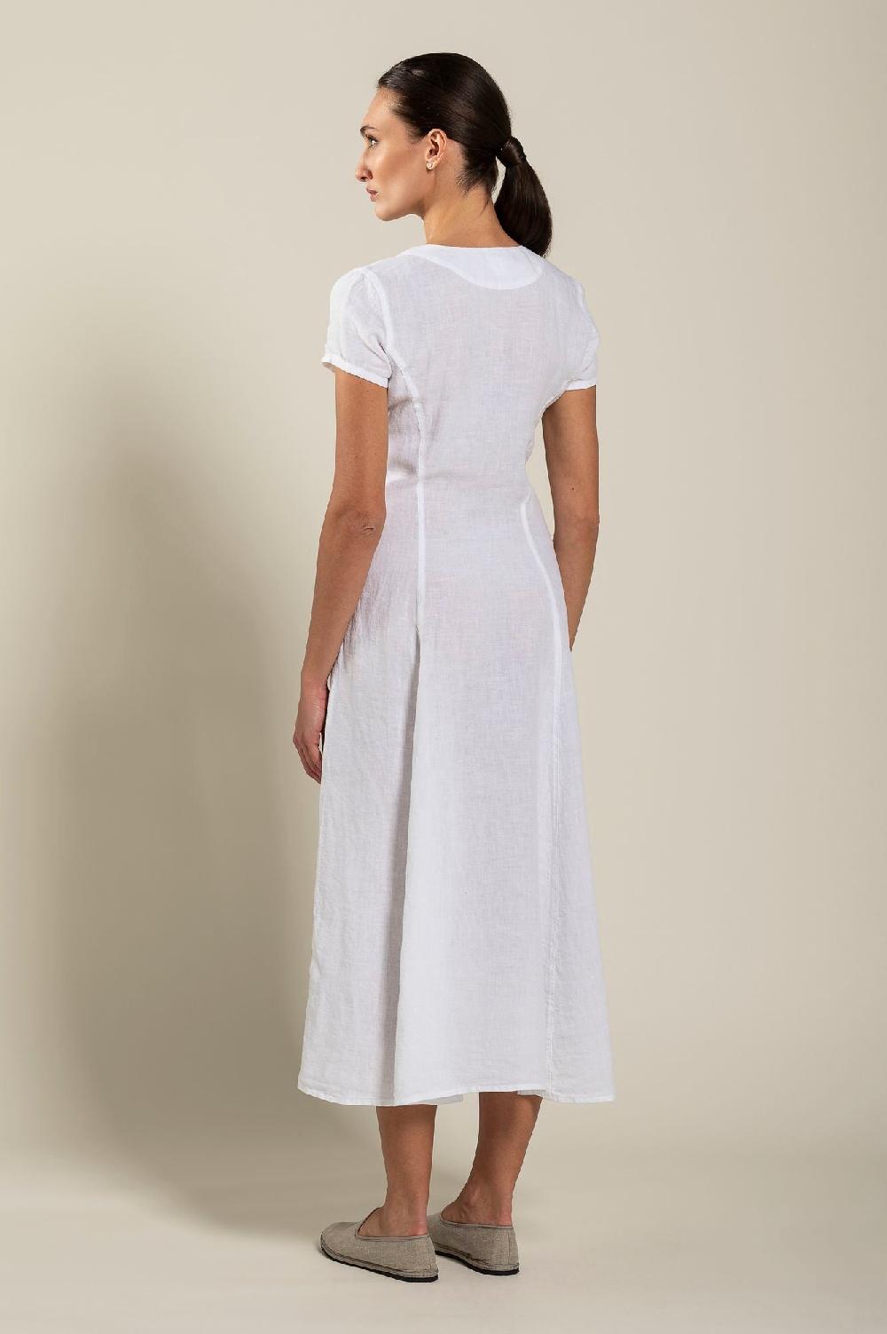 120% Lino Button Down Dress Solo un giorno rimasto