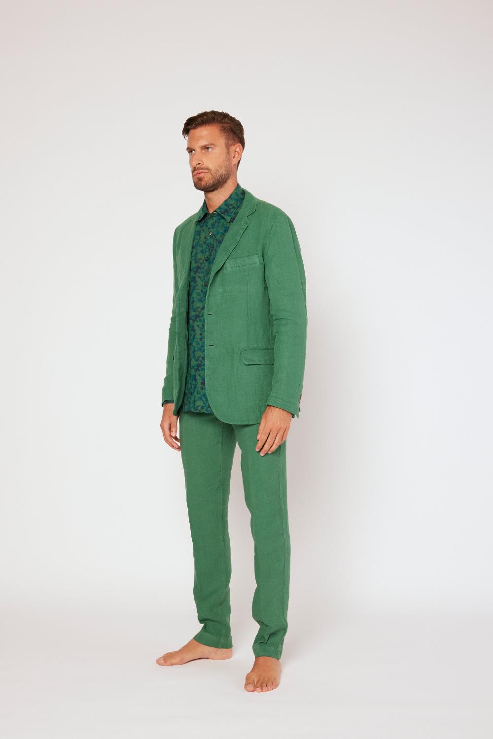120% Lino Linen Jacket Pezzi Unici