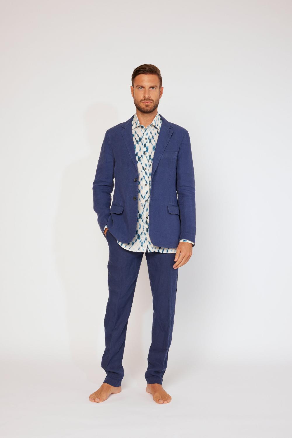 120% Lino Linen Jacket Pezzi Unici