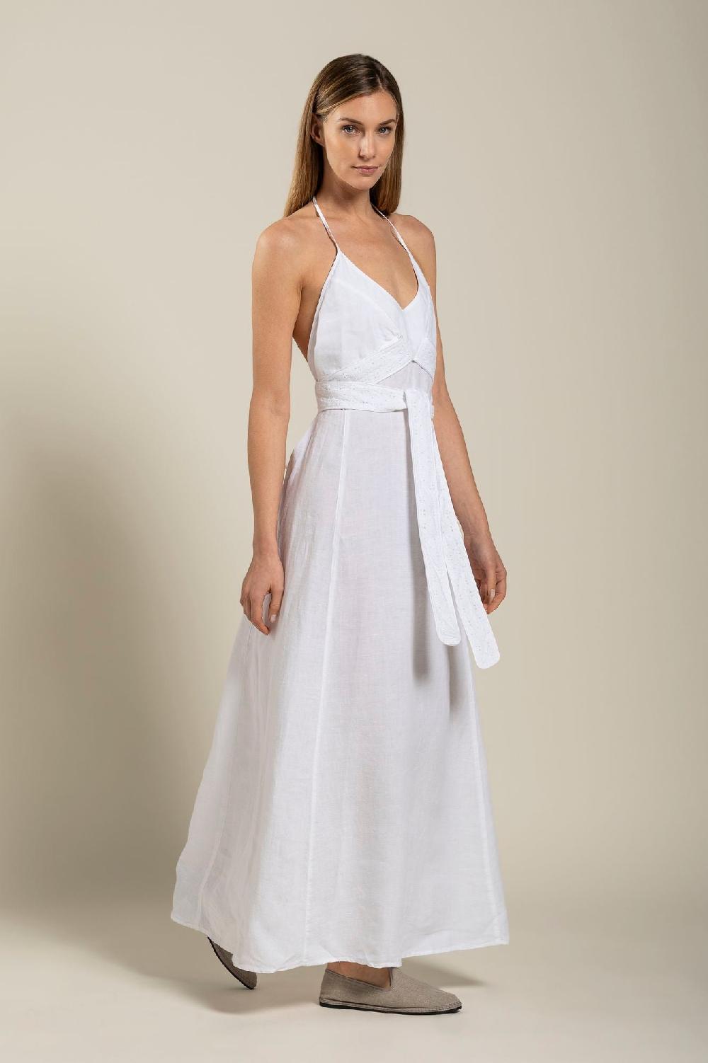 120% Lino Dress With Belt Promozione Limitata