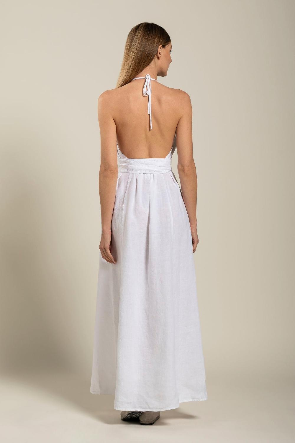 120% Lino Dress With Belt Promozione Limitata