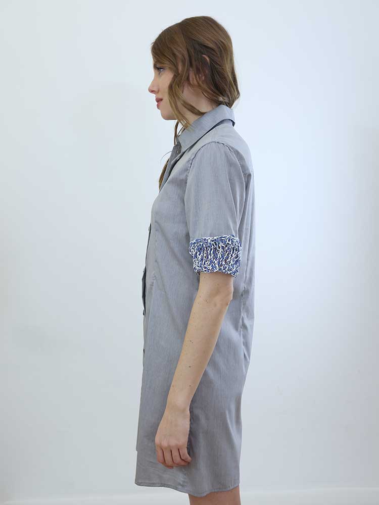 Tricot à Porter ABITO A CAMICIA MIDI BORDO MANICHE CROCHET Outlet