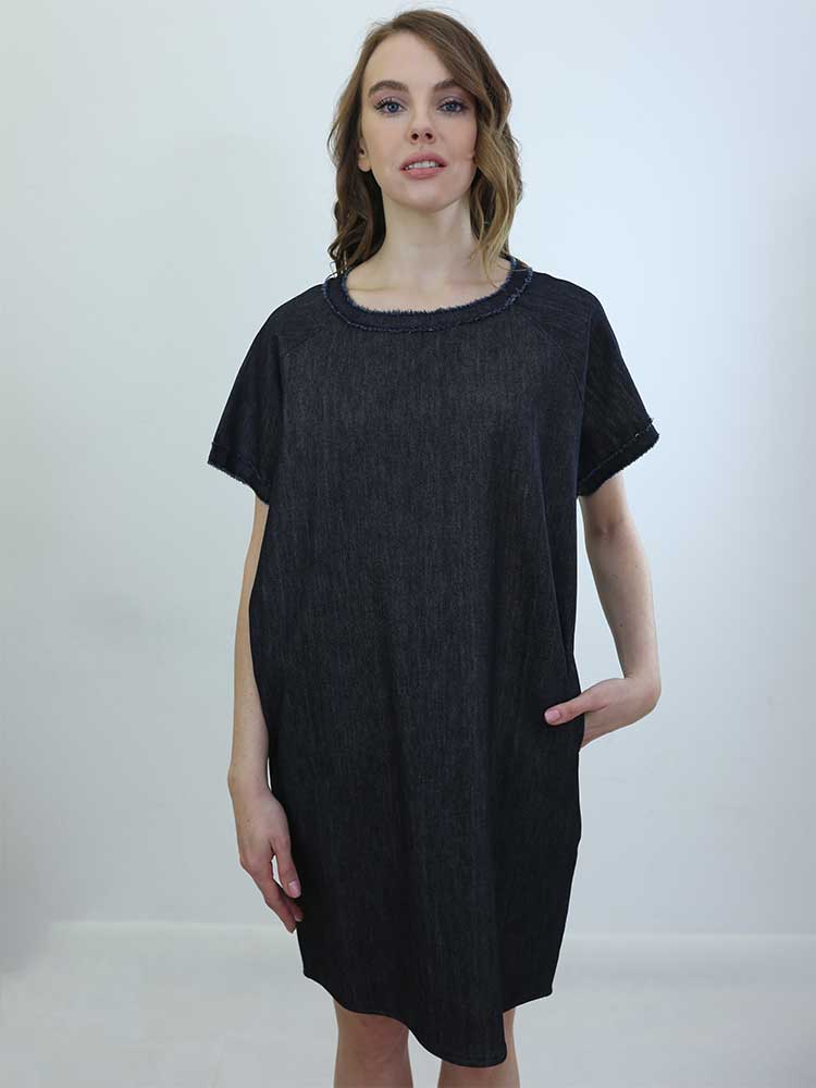 Tricot à Porter ABITO OVETTO CON TASCHE A FILO Saldi Di Fabbrica