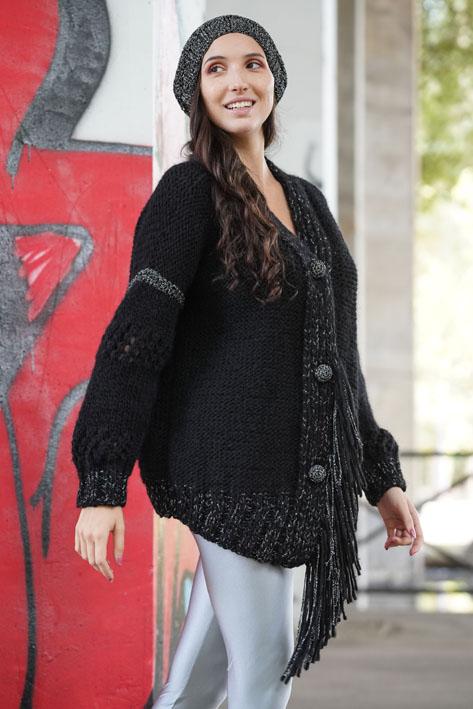 Tricot à Porter Asymmetrical cardigan Italy