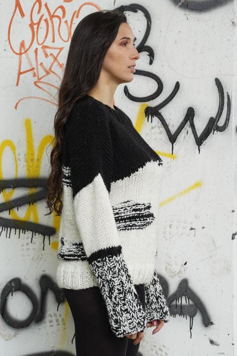 Tricot à Porter Bicolor melange spot In Linea